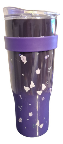 Vaso Termico Animado Sanrio Pochacco Hangyodon Kuromi Violeta Kuromi
