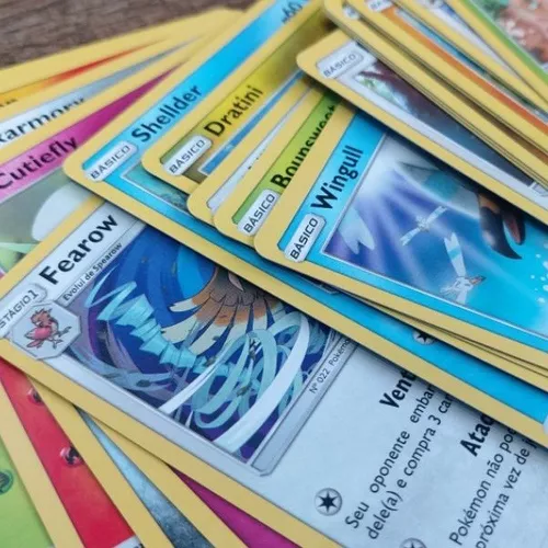 Lote De 100 Cartas Pokémon + 1 Ultra Rara - Copag - Deck de Cartas -  Magazine Luiza