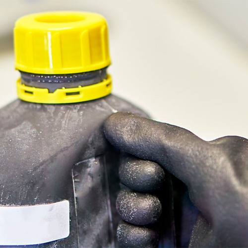 Imagen 5 de 7 de Guante De Latex Acidos Y Quimicos, Sanitización Talla 9 35cm