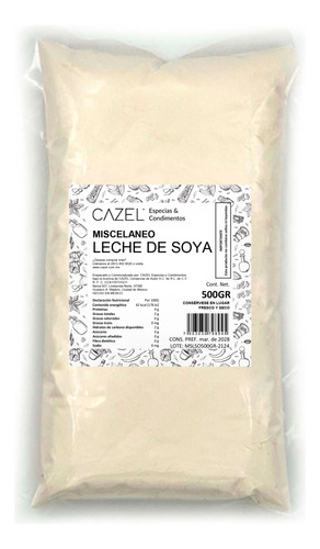 Leche De Soya En Polvo Natural 500g