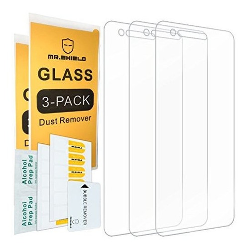 Protector De Pantalla, 3-pack -**** Para LG Aristo 2 Ajuste 