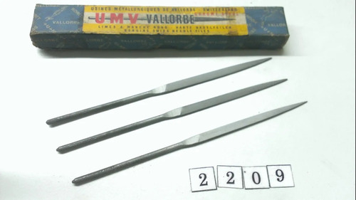 3 Limas Matriceras Planas Vallorbe Nuevas Mtlwrk 2417