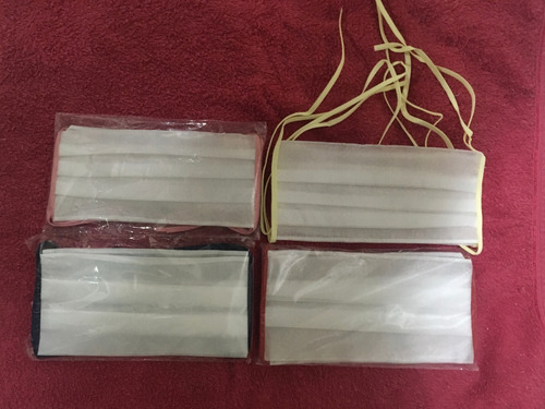 Máscara Lavável N Descartável Tnt Duplo G.60 Kit Com 4 Unid