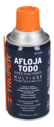 Aceite Aflojatodo 350 Ml. Truper 13470