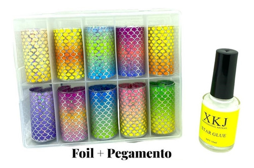 Papel Foil + Pegamento Para Foil