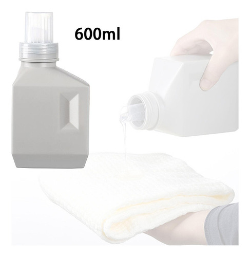 Botella De Lavandería Recargable De Gran Capacidad Para