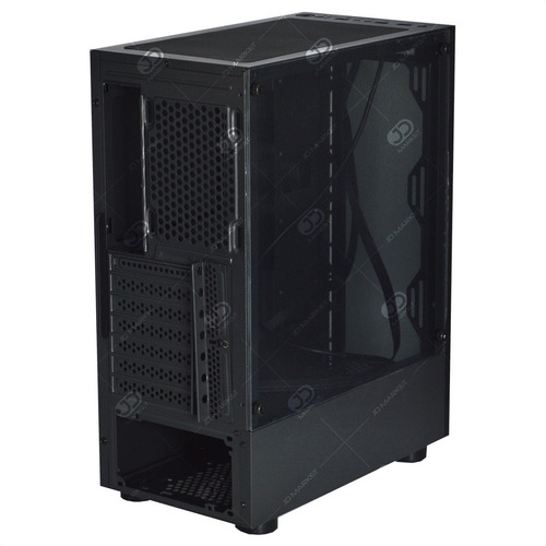 Imagen 5 de 9 de Gabinete Chasis Pc Gamer Vidrio Templado Caja Atx Sin Fuente