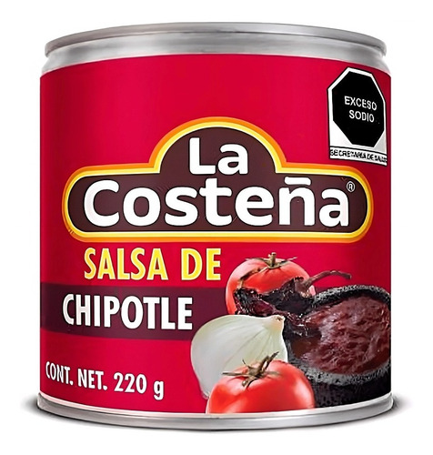 Salsa De Chile Chipotle La Costeña 220 Gr