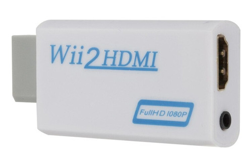 Adaptador Wii Convertidor A Hdmi Audio 3,5 Mm Hd Nintendo