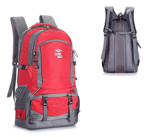 Mochila Camping Alpine Skate 40lts, Varios Compartimientos!