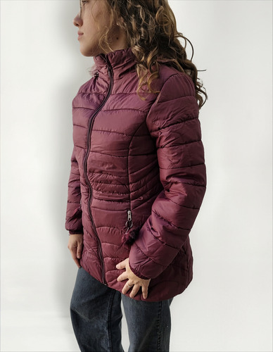 Campera Puffer Con Piel Interna Línea Económica