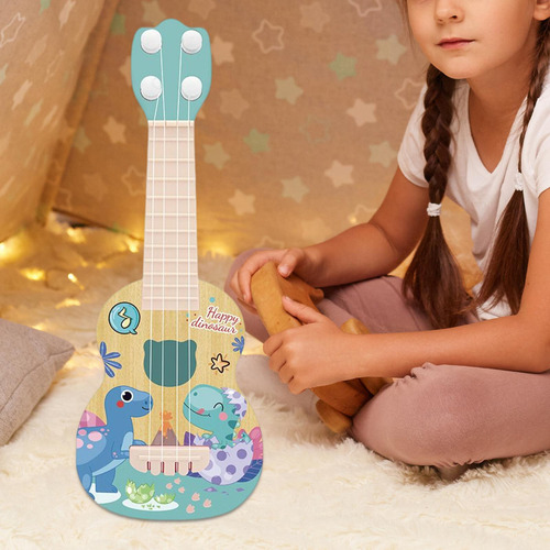 Mini Ukelele Guitarra Juguete 4 Cuerdas Aprendizaje