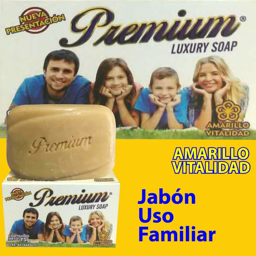 Jabon De Baño Premium ... Por Caja 62 Unidades