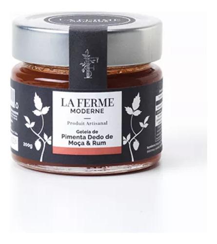 Kit 2x Geleia De Pimenta Dedo De Moça E Rum La Ferme Moderne
