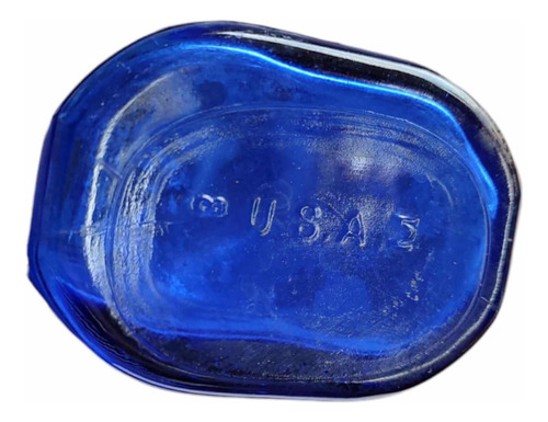 Botella Azul De Leche De Magnesia Phillips (Usado)