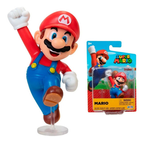 Imagen 1 de 7 de Figura Super Mario Bros 7cm Coleccionable Original 40456 