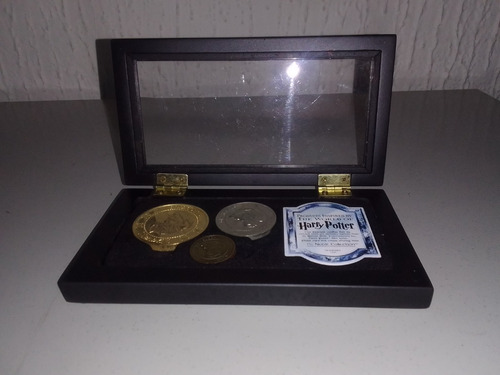 Harry Potter Coleccion De Monedas Del Banco Gringotts (Usado)