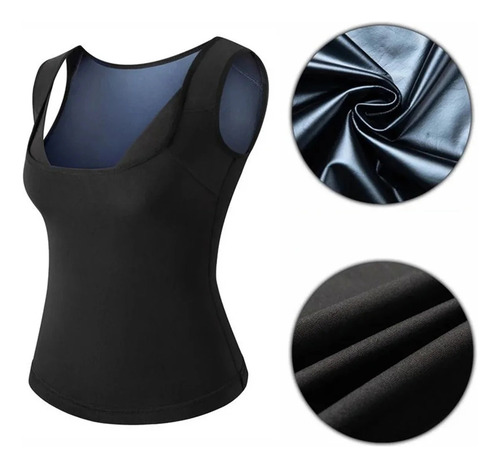 Kit Camisa E Short Sauna Fitness Queima Gordura Barriga