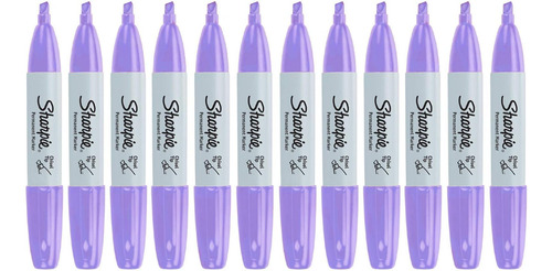 Marcador Permanente Sharpie, Punta Cincel, Morado 12