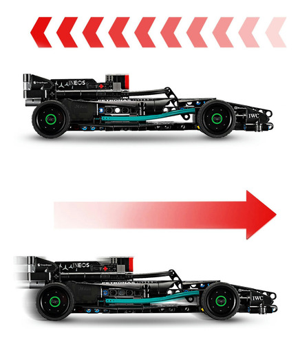 Lego® Technic Mercedes-amg F1 W14 E Performance Pull-back 42165; Auto De Juguete A Escala; Set De Construcción De Vehículo Para Niños Y Niñas 7+