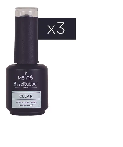Combo X3 Base Rubber X15ml Meliné