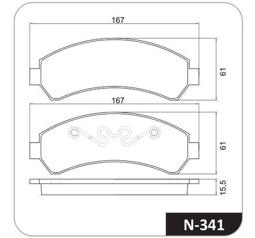 Pastilla Freno Cobreq Del Blazer S10 Mwm 407tca Tce C22 B22