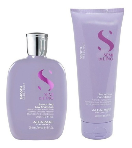 Alfaparf Semi Di Lino Smooth Shampoo Y Acondicionador Chico