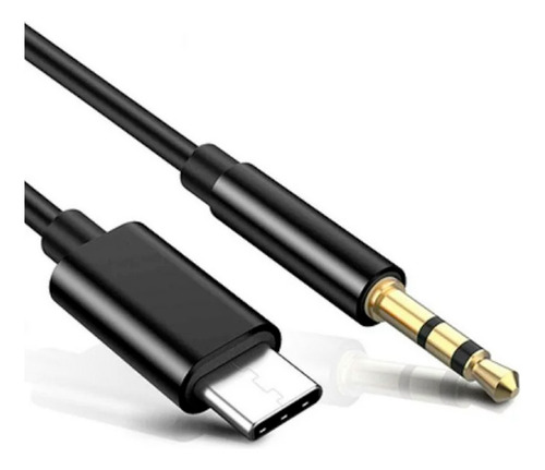 Cable Adaptador Audio Auxiliar Jack 3.5mm Usb Tipo C Musica