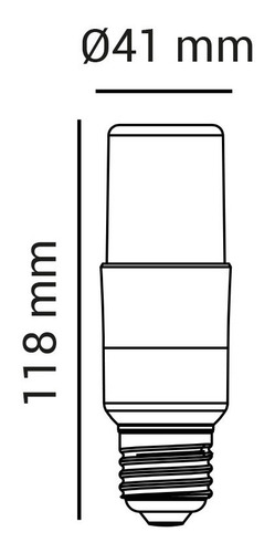 Imagem 2 de 4 de Opus Lâmpada Led Compacta 9w 2700k Bivolt E27 Branco Quente