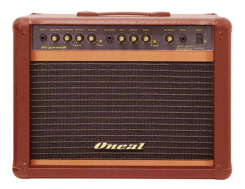 Amplificador O'Neal OCG 300R para guitarra de 60W cor marrom