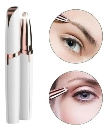 Caneta Depiladora P/ Sobrancelha Cor Branco
