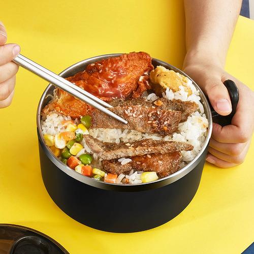 Cuenco Para Sopa De Ramen B Lunchboxes Con Tapa Hermética, A