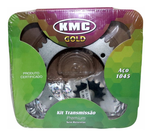 Kit Relação Kmc Transmissão Lander 250 06-08 Sem Retentor