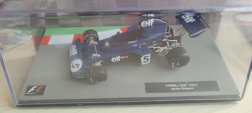 Auto Tyrrell 006 - 1973 Jackie Stewart. F 1 Colección Salvat Azul