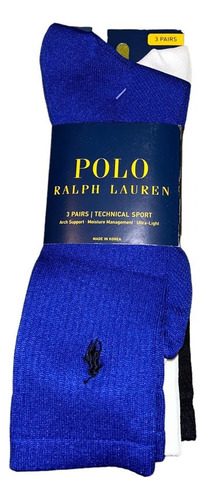 Pack De 3 Calcetas/calcetines Polo Ralph Lauren Varios Colores Unitalla
