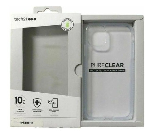 Capa Anti Impacto Premium Tech 21 Para iPhone 11 Pro Max Cor Branco Clear