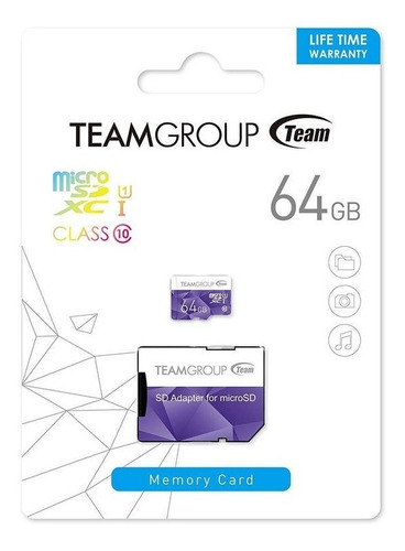 Team Group 64 Gb / Memorias / Mundo Virtual