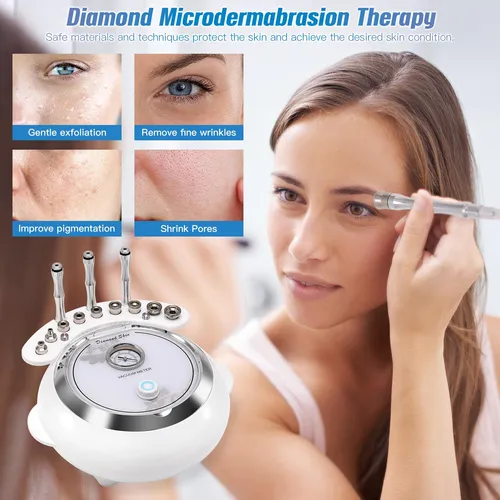 Máquina De Microdermoabrasión De Diamante 3 En 1, Equipo .