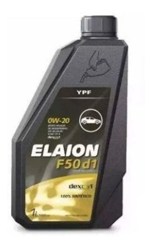 Aceite Elaion F50 D1 0w20 Sintetico X 1 Litro Ypf Check Oil