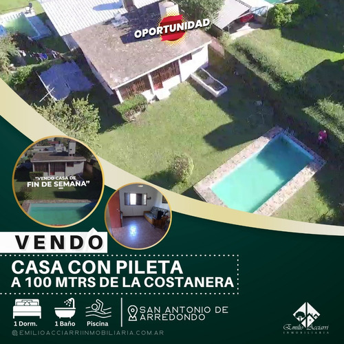 Oportunidad Vendo Casa Con Pileta A Mts Del Rio