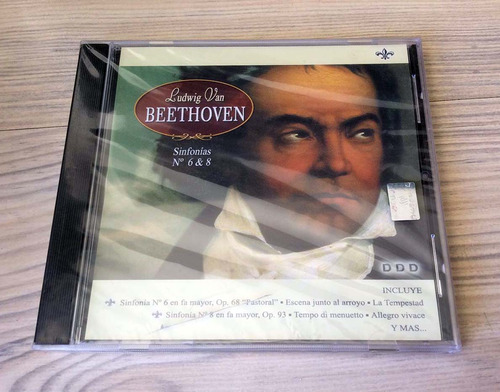Cd Ludwig Van Beethoven - Sinfonías 6 Y 8 (ed. Chile, 2003)
