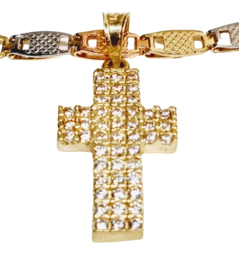 Dije Crucifijo En Oro Solido 10k Kilates Cruz Cristo