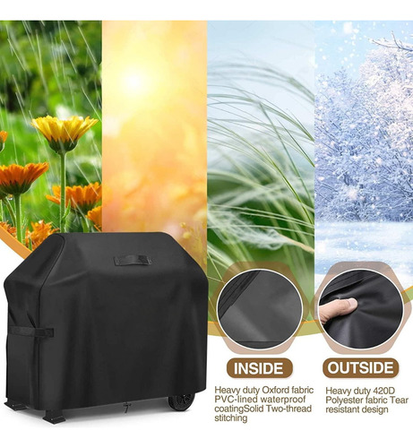 Cubierta Parrilla Asador Protector Exterior Funda Barbacoa