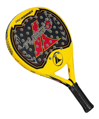 Imagen 2 de 2 de Paleta de pádel Prokennex Turbo black, yellow y red