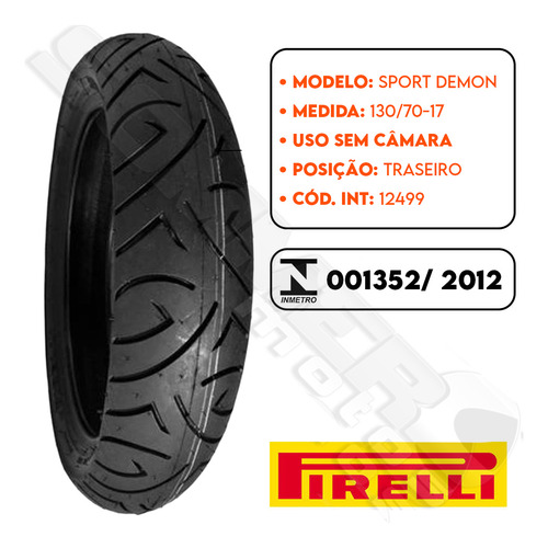 Par Pneu Traxx Tss 250 110-70-17 + 130-70-17 Pirelli