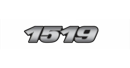 Adesivo Emblema Resinado Compatível Com Mercedes 1519 Cm1519