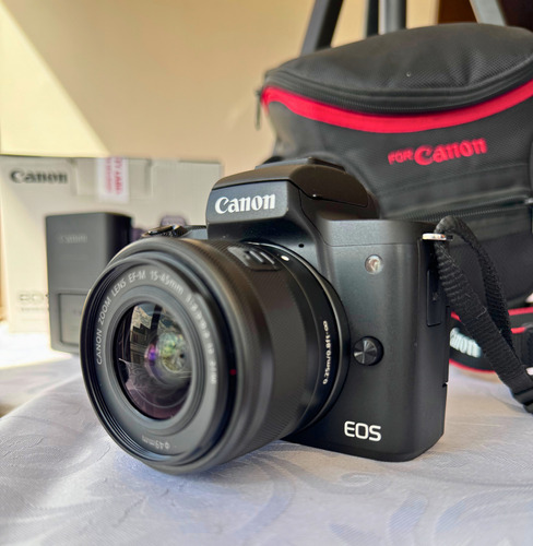  Canon Eos Kit M50 Mark Ii + Lente Ef-m 15-45mm + Accesorios