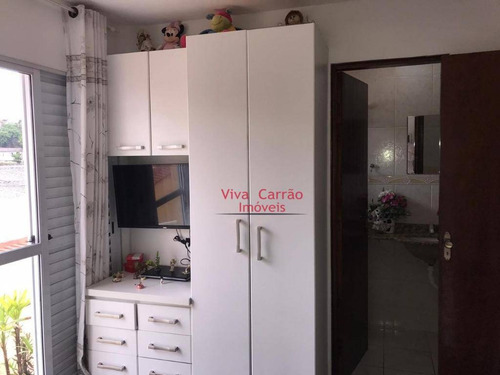 Sobrado Em Condomínio Fechado Com 3 Dormitórios ( 1 Suíte ), 3 Vagas À Venda, 92 M² Por R$ 750.000 - Mooca - São Paulo/sp - So0234