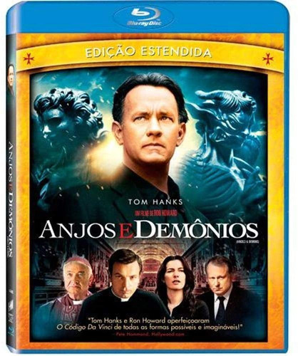 Blu-ray Anjos E Demônios - Tom Hanks - Original & Lacrado
