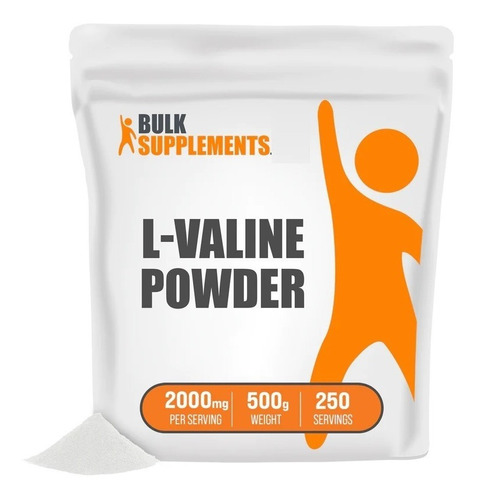 Bulk Supplements | Polvo L-valina | 500g | 250 Servicios